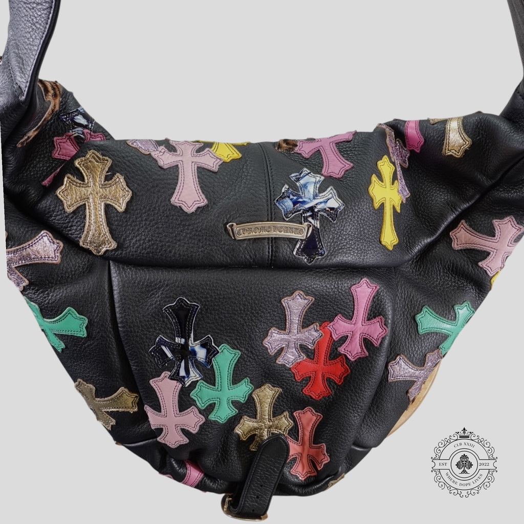 Sac banane Chrome Hearts XXL multicolore
