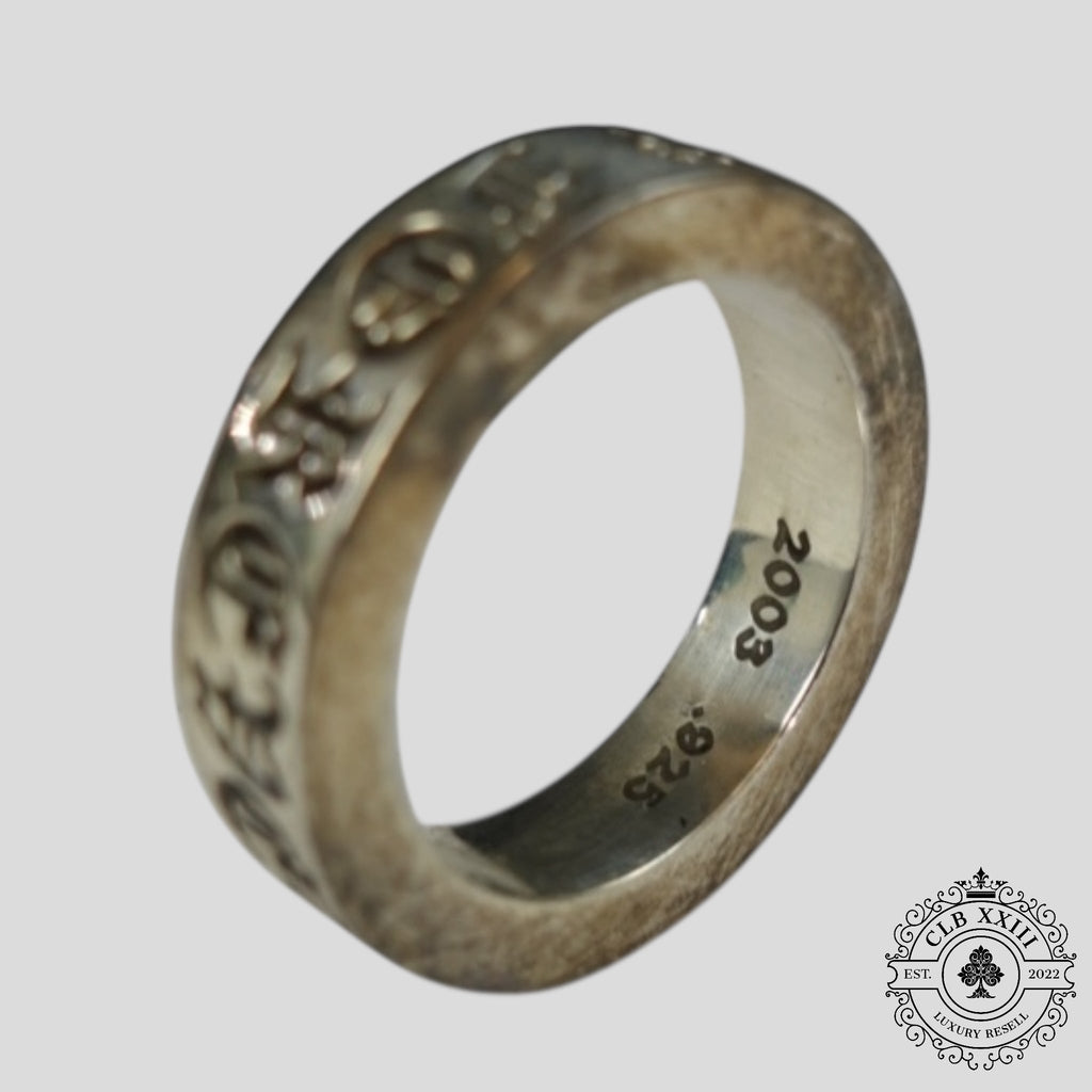 Bague Chrome Hearts CH Forever en argent