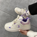 Baskets de printemps pour femmes, chaussures décontractées à lacets, respirantes et confortables, baskets plates élégantes et souples pour la marche, design élégant et souple