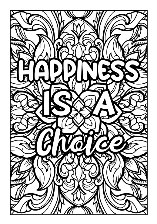 Livre de coloriage de citations motivantes (49 pages) – Téléchargement instantané PDF
