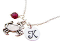 Collier avec Breloque Crabe – Bijoux Personnalisés en Argent Sterling