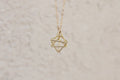 Gold Merkaba Necklace – 18" Gold Filled Chain