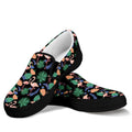 Mocassins fleuris exotiques flamant rose