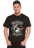 T-shirt à manches courtes graphique en bambou viscose/coton biologique filé Ride Till Death Spun Bamboo® pour hommes