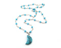 Turquoise Moon Celestial Necklace