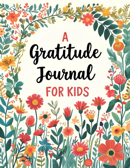 Kids Gratitude Journal – 25-Page Canva Template with Prompts & Reviews