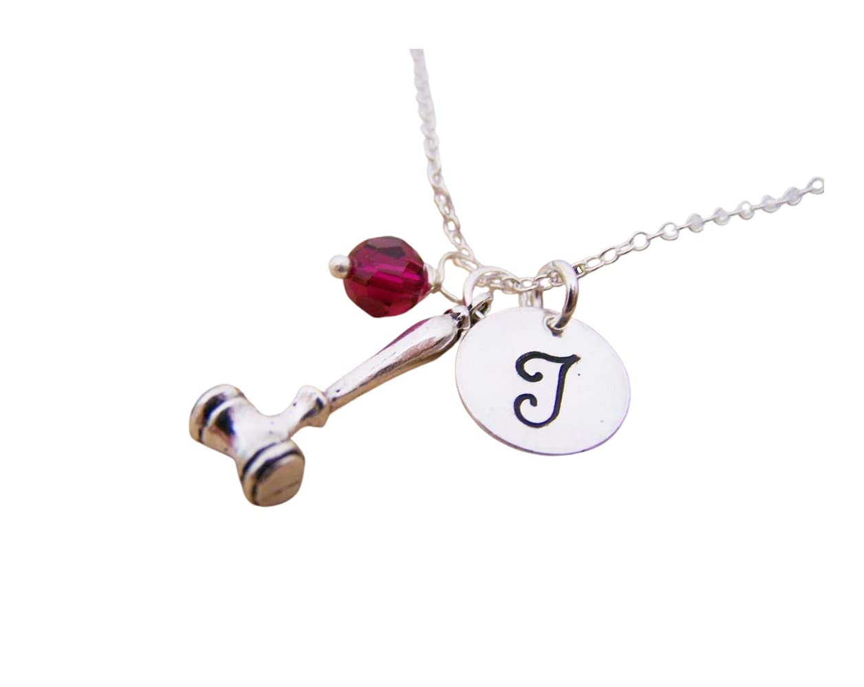 Collier Pendentif Marteau – Bijoux Personnalisés en Argent Sterling