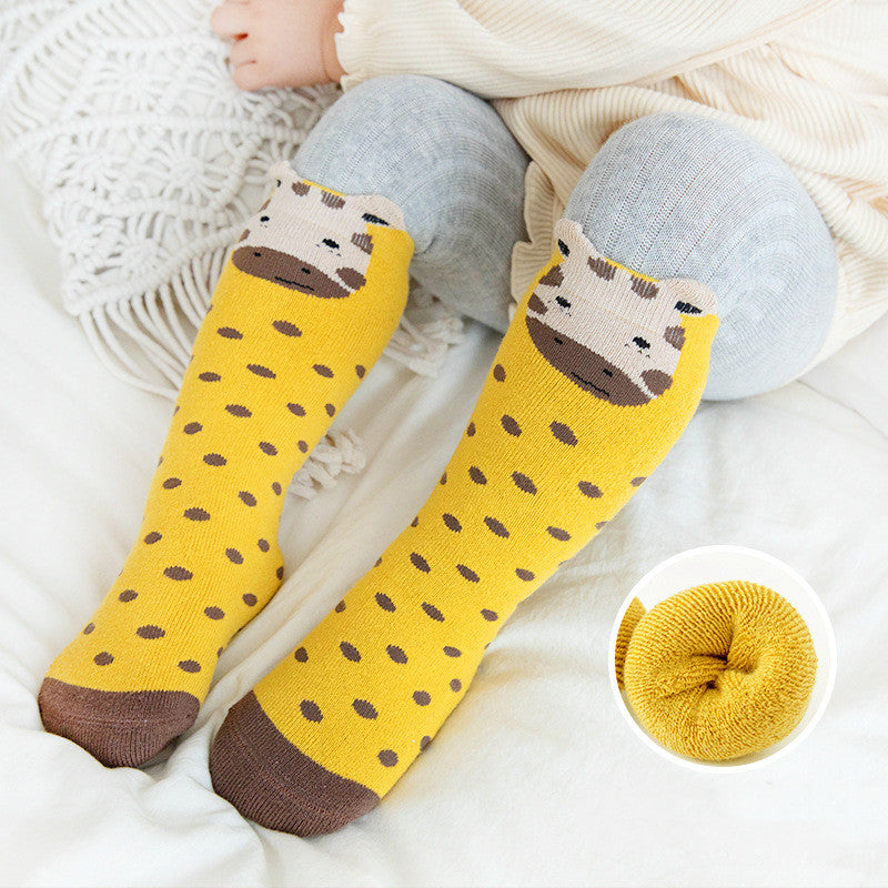 Chaussettes de Noël en coton unisexe pour bébés, 3 paires, pour garçons et filles, chaudes et douces