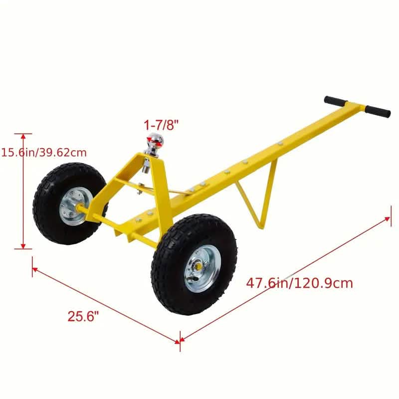 Chariot de remorque avec pneus pneumatiques