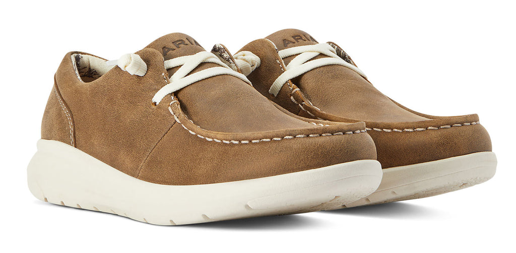 Chaussures à enfiler décontractées Ariat Hilo pour femme avec lacets sans nœuds – Confortables pour le quotidien