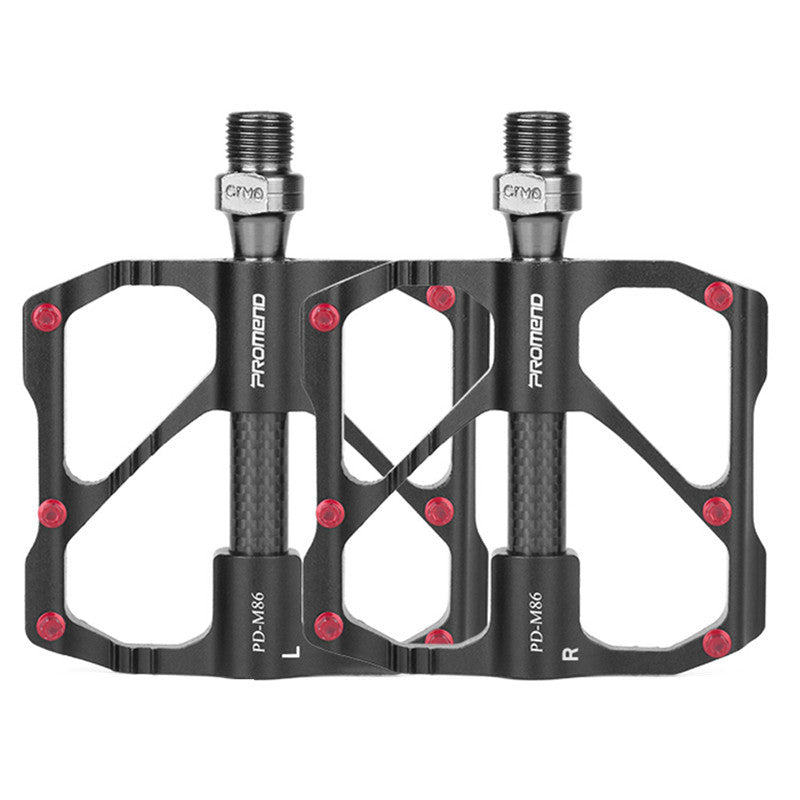 Pédale de vélo en titane Axe en titane Pédale de vélo en tube de carbone Pédale 3 Palin VTT Pédale de route Pédales de plate-forme de vélo Pédale de vélo Axe en titane Tube de carbone Pédale de vélo Pédale de VTT Pédale de route