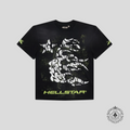 T-shirt Hellstar Thorn Noir/Vert