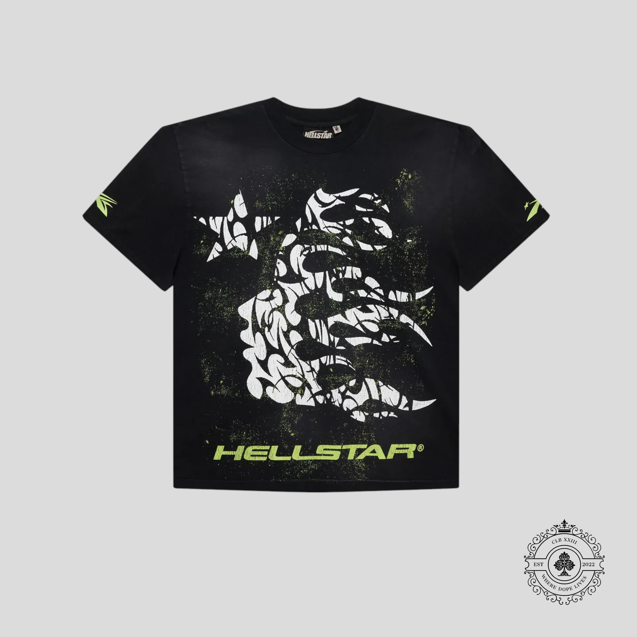 T-shirt Hellstar Thorn Noir/Vert