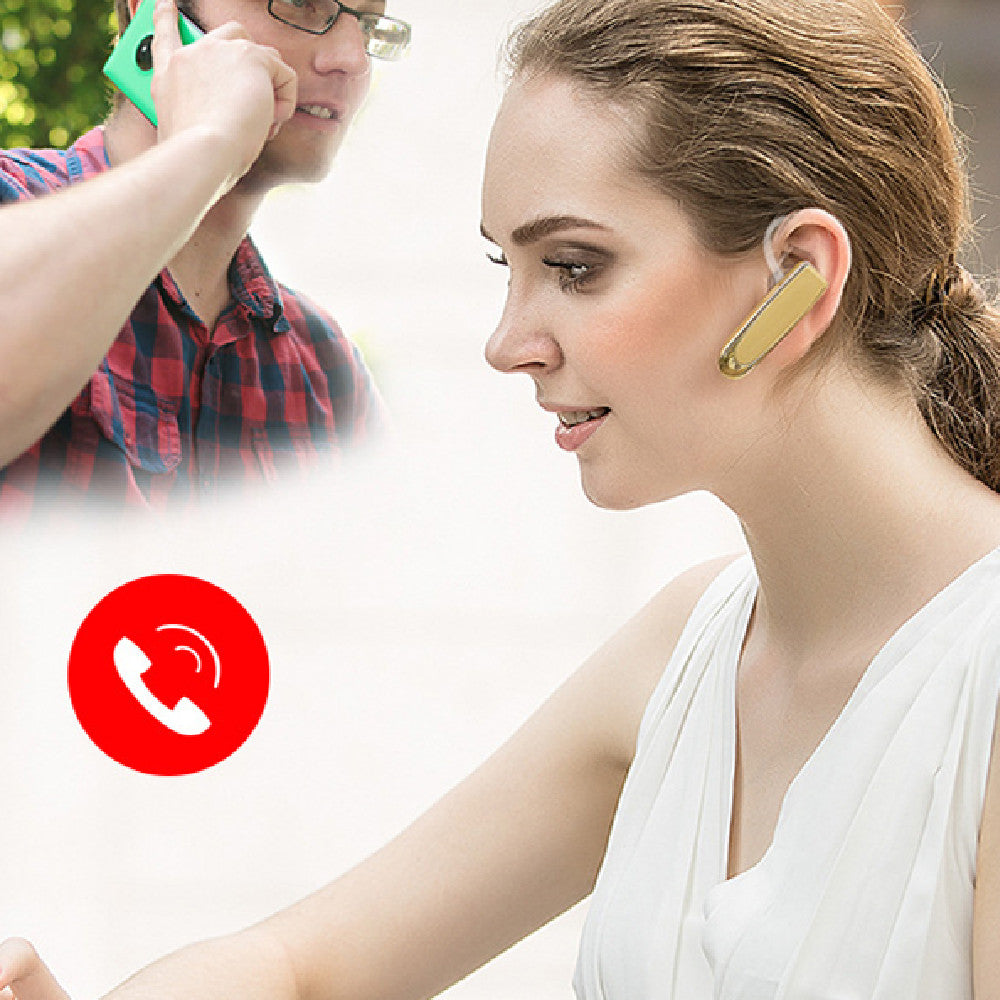 Écouteur Bluetooth V5.0 Casque sans fil mains libres avec microphone 24h d'autonomie pour la conduite, 30 jours en veille, Casque de musique Bluetooth étanche compatible avec tous les smartphones, Écouteurs sans fil pour le sport