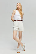 Shorts pour femme Golden Hour taille haute coupe girlfriend HJ801