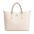 Sac à main de luxe en cuir lisse pour femme Maria Carla