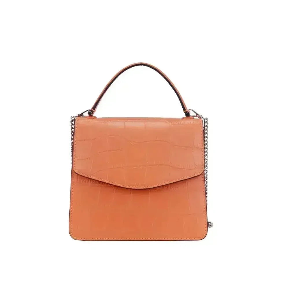 Maria Carla Sac à main de luxe en cuir pour femme - Petit sac à main, Lisse