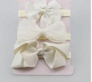 Bandeau Élastique Bébé Fait Main Rétro Vintage Nœud Papillon Fleur Accessoire Cheveux Nourrisson Tout-Petit Pour Bébé