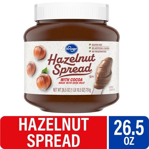 Pâte à tartiner noisette et cacao Kroger 750 g