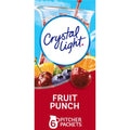 Crystal Light Boisson Préparée en Poudre, Punch aux Fruits sans Sucre, Faible en Calories, Paquet de 6 Sachets pour Pichet