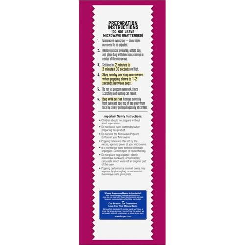 Kroger Pop-corn micro-ondable sucré et salé 24 pces / 3 oz