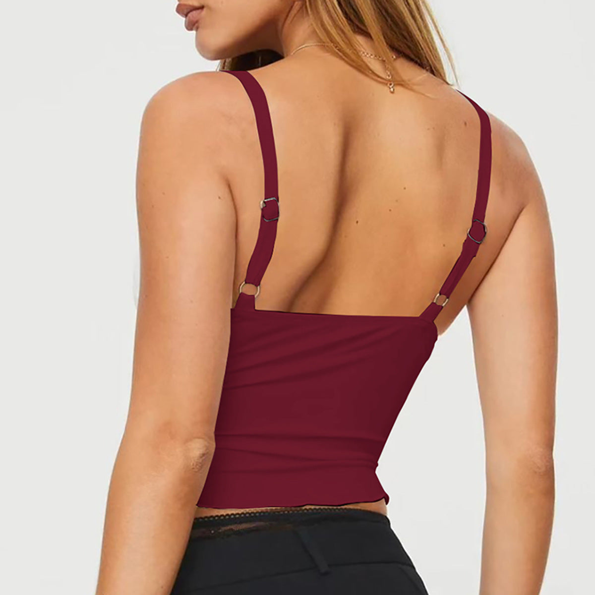 Caraco Femme Nœud Papillon Dos Nu – Élégance Cintrée