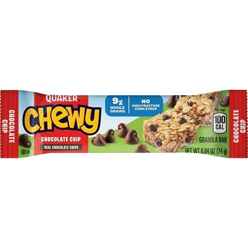 Quaker Chewy Pépites de chocolat, 23,8 g, 30 unités