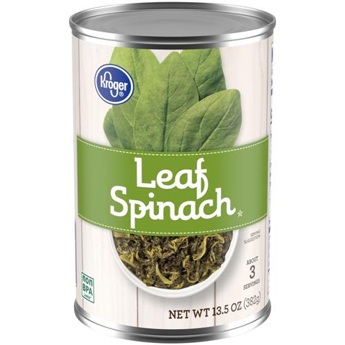 Épinards en feuilles Kroger 13,5 oz