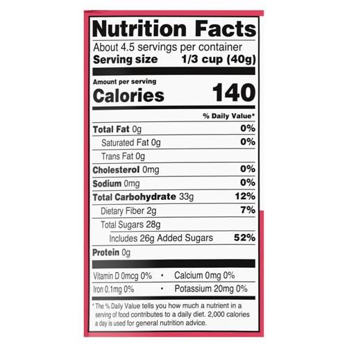 Kroger Canneberges séchées probiotiques 170 g