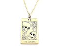 The Lovers Tarot Card Necklace – 14k Gold Filled