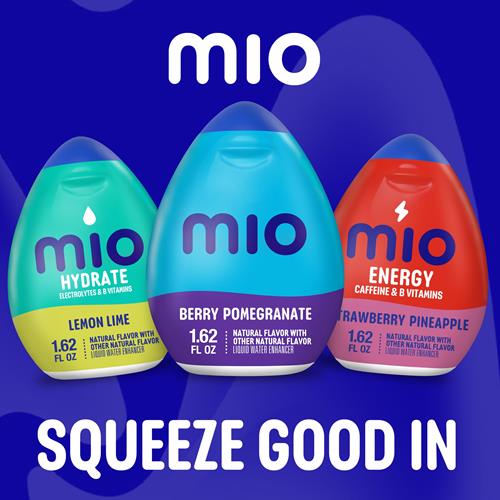 Mio Berry Grenade (Arômes Naturels) Concentré liquide pour boisson, 48 ml