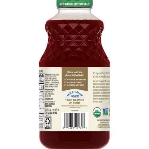 Jus biologique Myrtille Grenade R.W. Knudsen, 946 ml