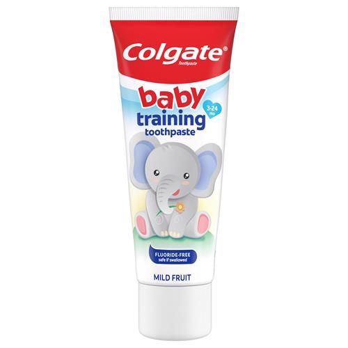 Kit dentifrice et brosse à dents Colgate Bébé, saveur fruits doux, pour les 3-24 mois