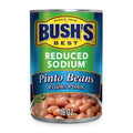 Haricots Pinto Bushs Best, boîte de 453 g, haricots en conserve, haricots pinto en conserve, source de protéines végétales et de fibres, faible en gras, sans gluten, pour soupes, salades et plus