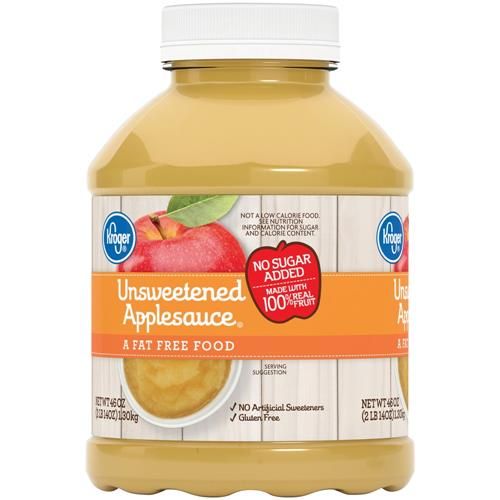 Compote de pommes non sucrée Kroger 1,3 kg