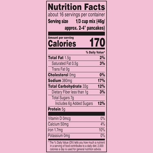 Mélange à crêpes au babeurre Dolly Parton, 737 g.