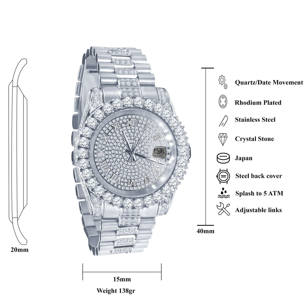 Montre Forte Steel CZ | 530301