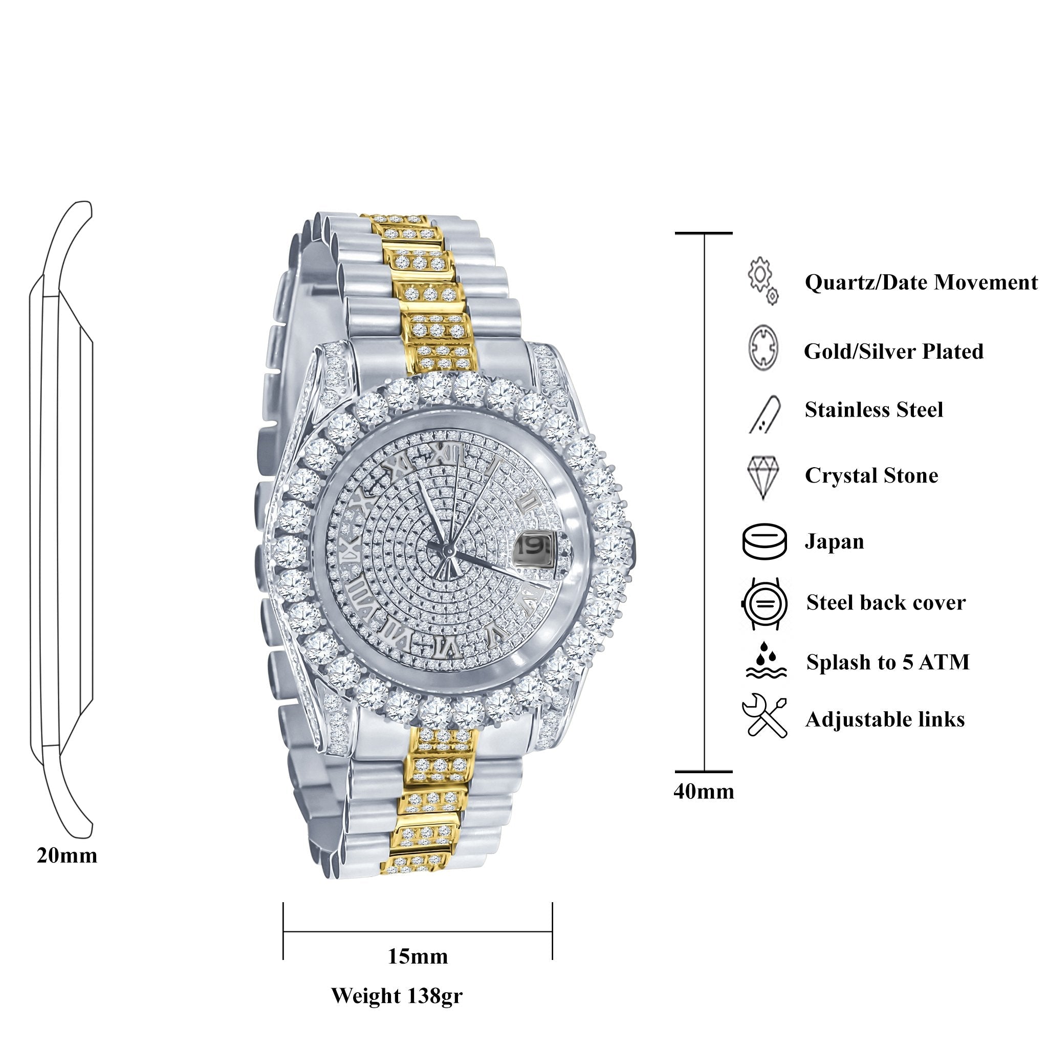 Montre Forte Steel CZ | 530301