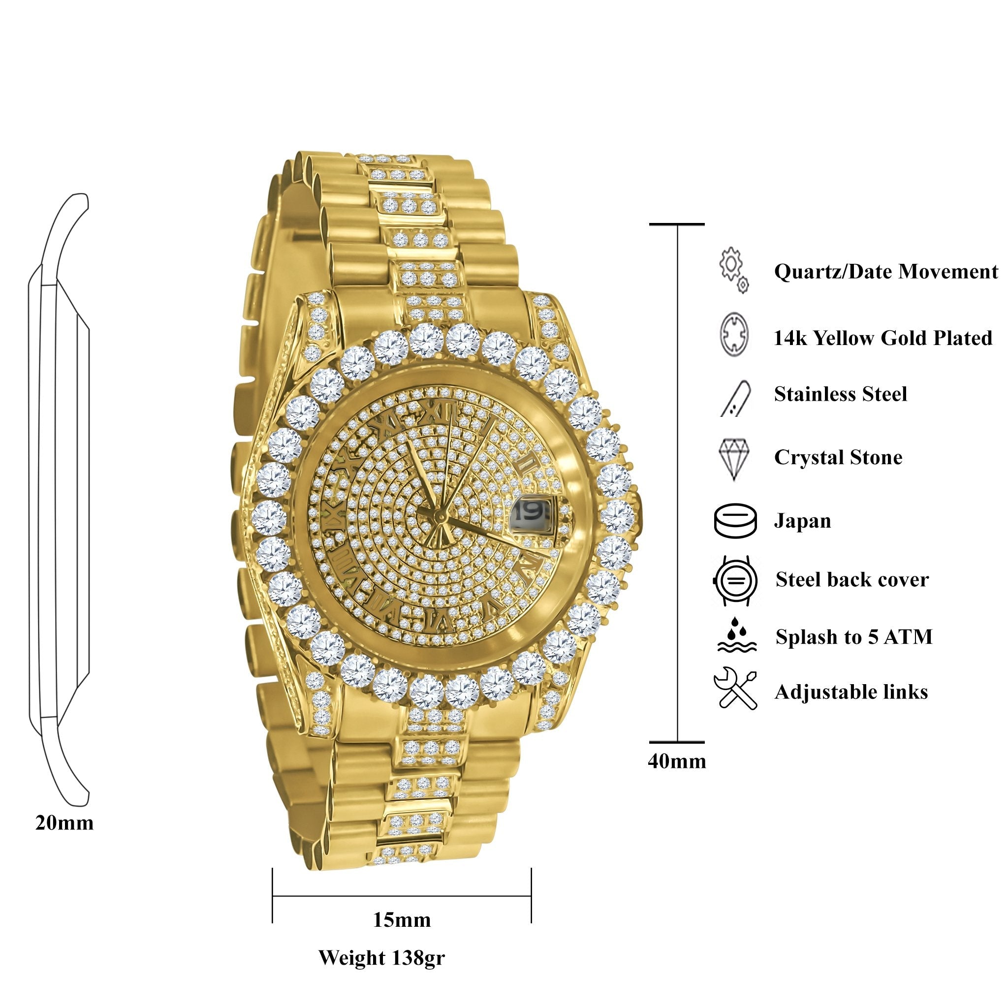 Montre Forte Steel CZ | 530301