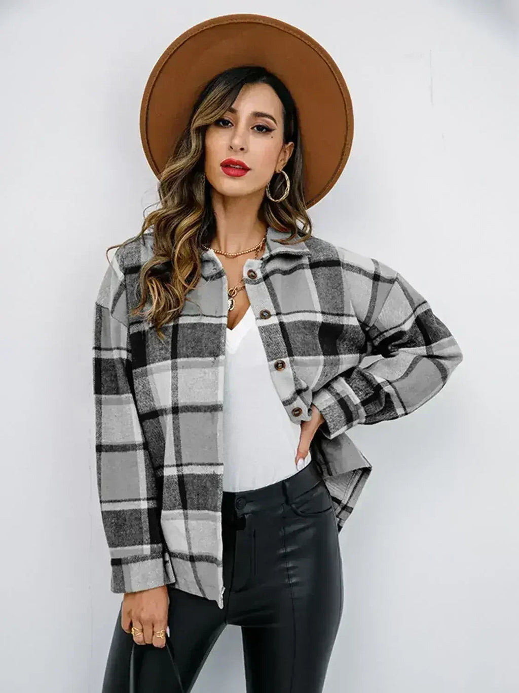 Veste boutonnée couleur citrouille