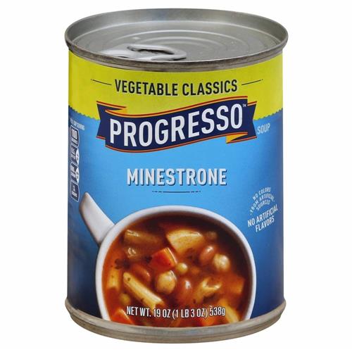 Progresso Minestrone Soup, Vegetable Classics Canned Soup, 19 Oz