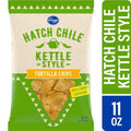 Croustilles de maïs à la mexicaine saveur piment Hatch, style bouilloire, Kroger, 311 g