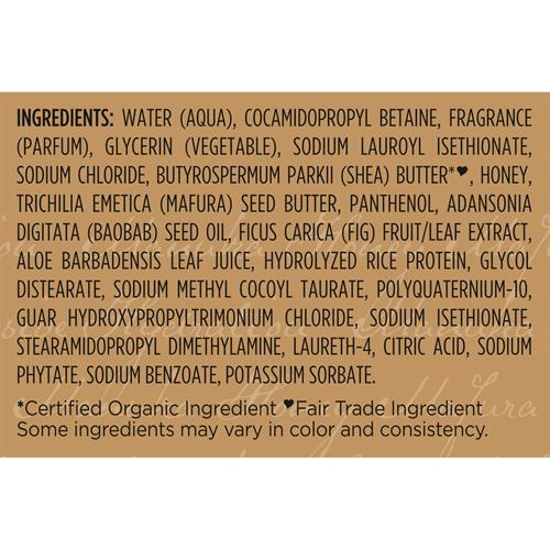 Sheamoisture Shampoing Hydratation Intense Pour Cheveux Secs Et Abîmés Miel De Manuka Et Huile De Mafura Sans Sulfate 384 ml