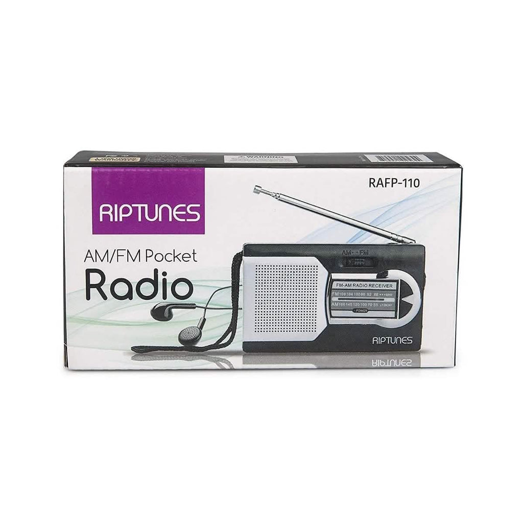 Radio portable AM/FM Impecca Riptunes avec haut-parleur