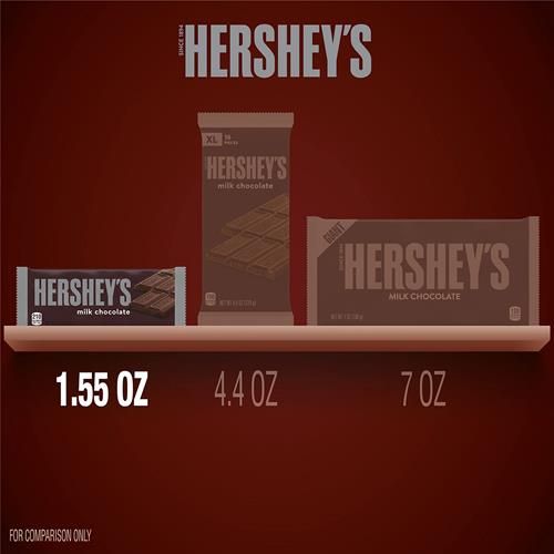 Barre de chocolat au lait Hershey's, 43 g