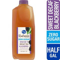Kroger Thé décaféiné sucré à la mûre Real Brewed Zéro Sucre 64 oz liq.