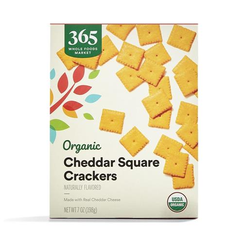 Whole Foods Market, Carrés de cheddar biologiques, 7 oz