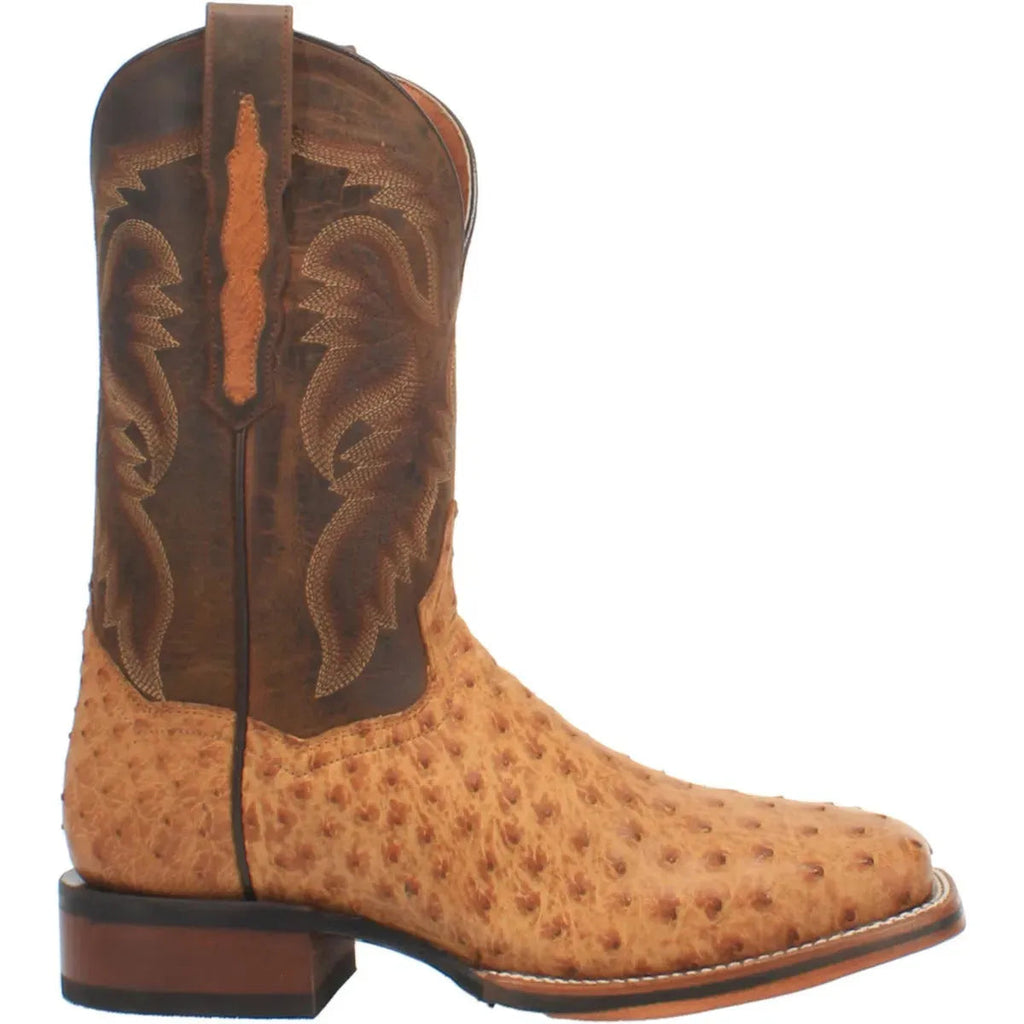 Bottes de Cowboy en Cuir d'Autruche Dan Post Kershaw pour Hommes
