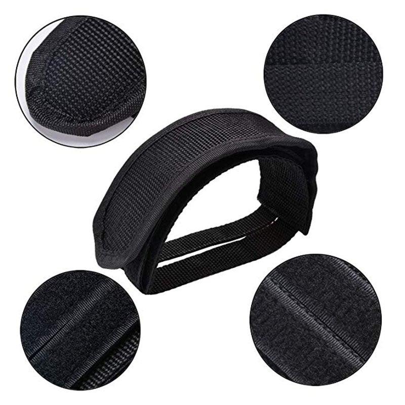 1 Paire de Sangles de Pédales de Vélo en Nylon, Sangle de Pied pour Pédale, Ruban Adhésif pour Pédales de Vélo, Sangle Fixe Universelle Anti-Dérapante Double Adhésive pour Pédales de Vélo Fixe, Accessoire de Cyclisme