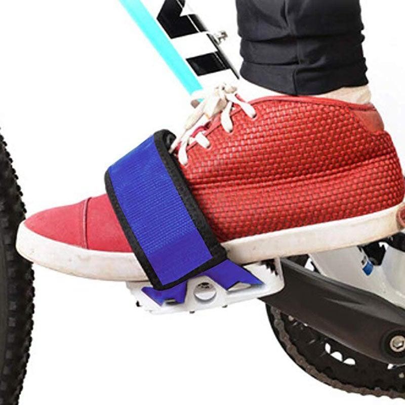 1 Paire de Sangles de Pédales de Vélo en Nylon, Sangle de Pied pour Pédale, Ruban Adhésif pour Pédales de Vélo, Sangle Fixe Universelle Anti-Dérapante Double Adhésive pour Pédales de Vélo Fixe, Accessoire de Cyclisme